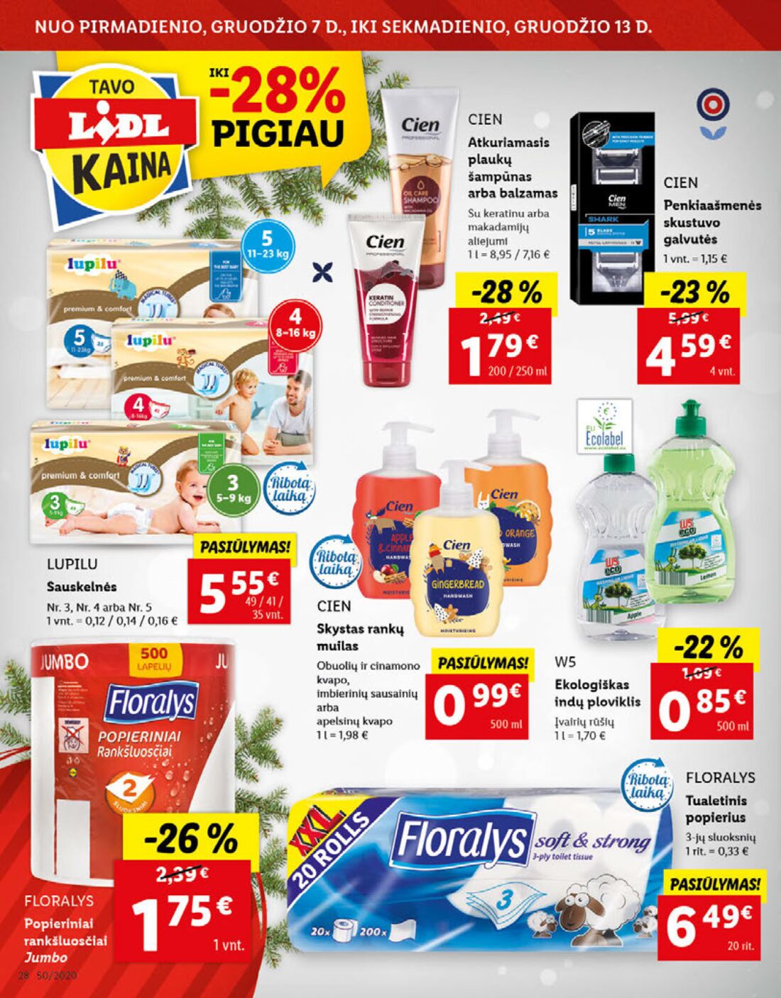 Lidl savaitinis leidinys akcijos nuo 
  2020-12-07 iki 
  2020-12-13 | Leidinukas.lt puslapis 28