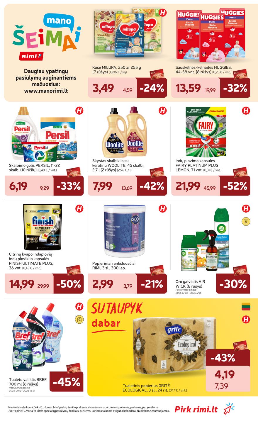 Rimi savaitinis leidinys 49 akcijos nuo 
  2025-12-02 iki 
  2025-12-08 | Leidinukas.lt puslapis 33