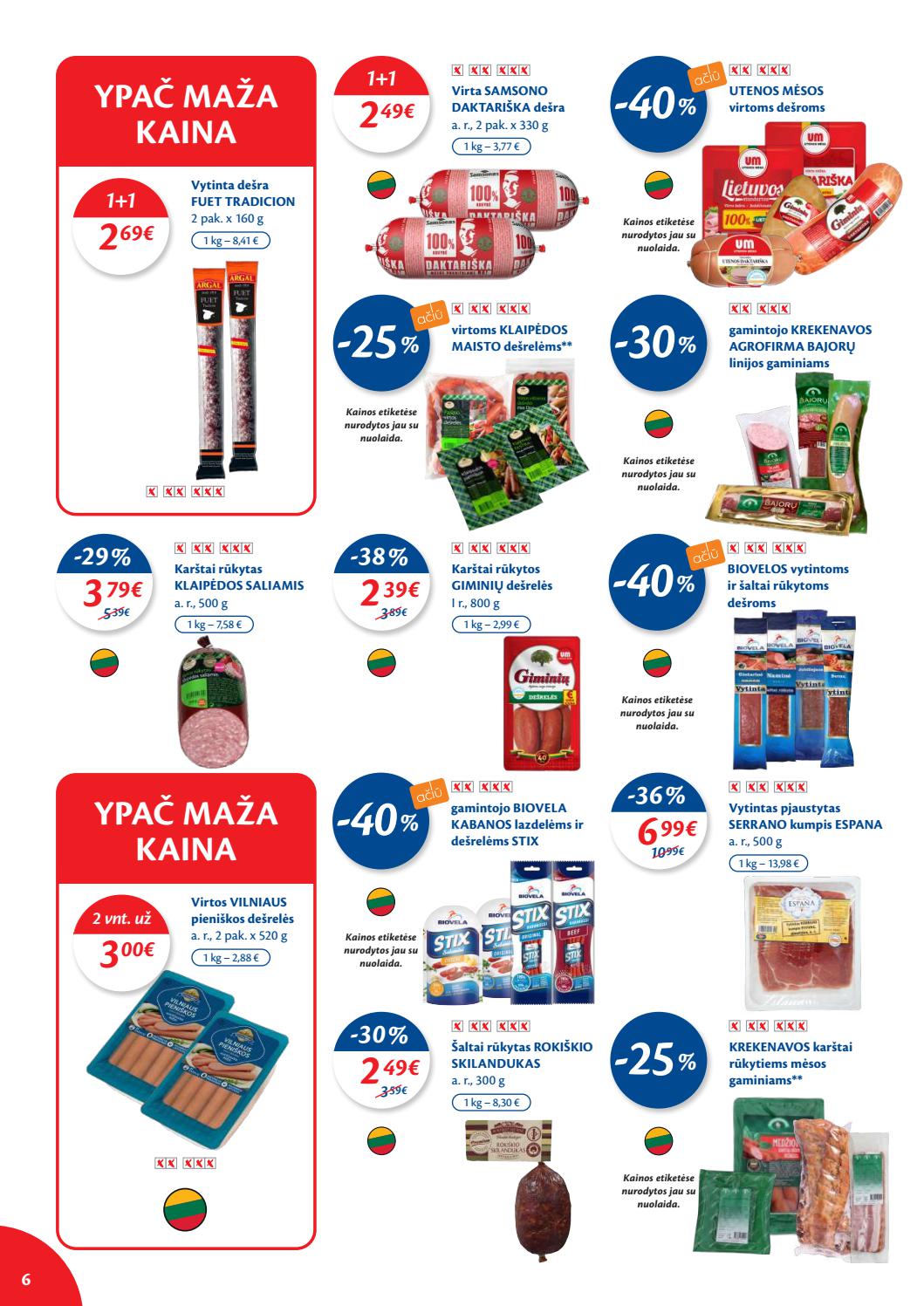 Maxima kaininis leidinys akcijos nuo 
  2021-03-09 iki 
  2021-03-15 | Leidinukas.lt puslapis 6