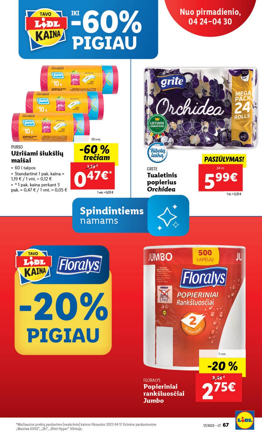 Lidl maisto prekių pasiūlymai akcijos nuo 
  2023-04-24 iki 
  2023-05-01 | Leidinukas.lt puslapis 71