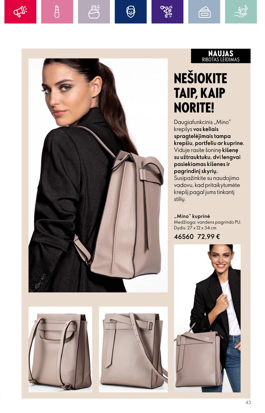 Oriflame katalogas akcijos nuo 
  2023-08-23 iki 
  2023-09-12 | Leidinukas.lt puslapis 43