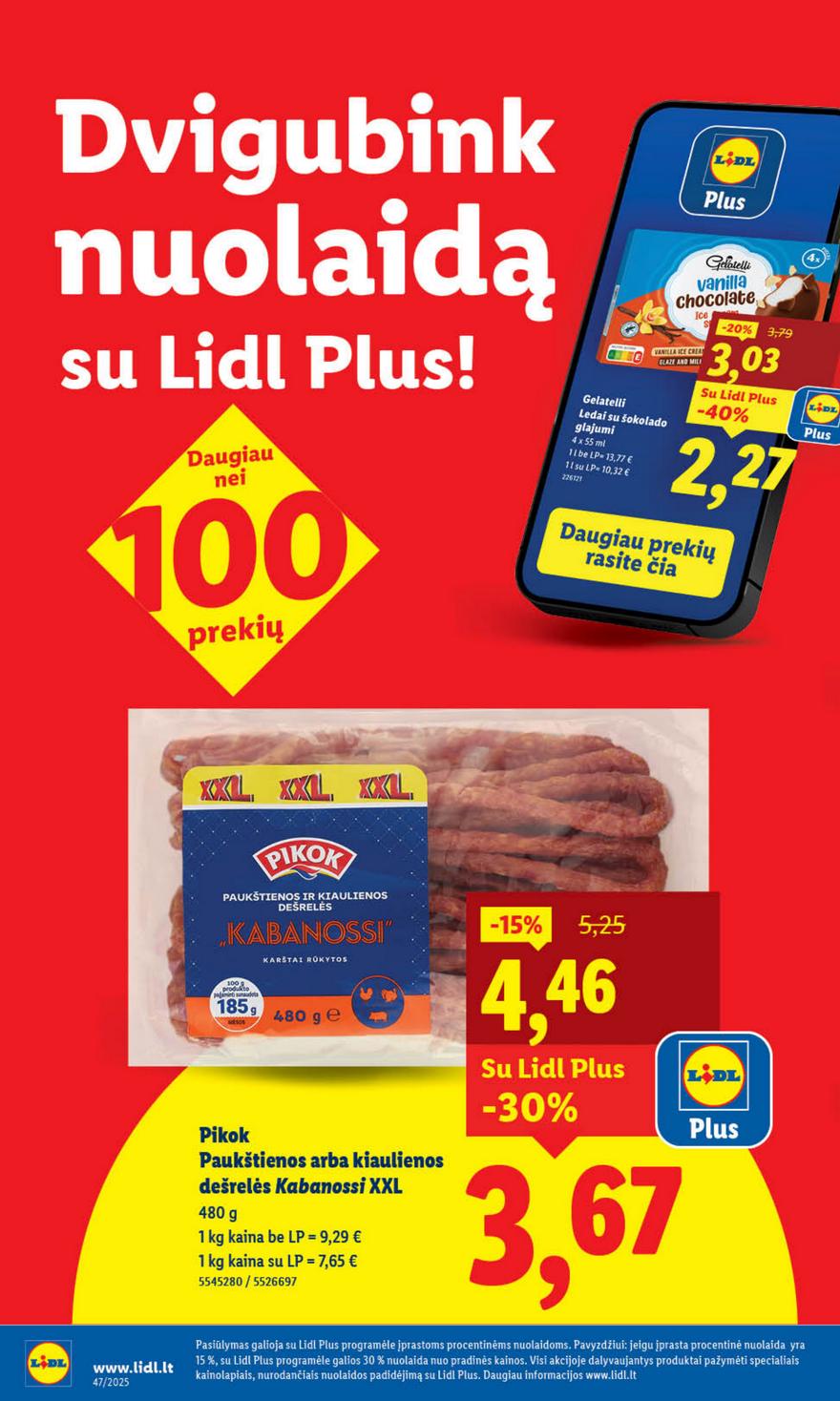 Lidl leidinys akcijos nuo 
  2025-11-17 iki 
  2025-11-23 | Leidinukas.lt puslapis 2