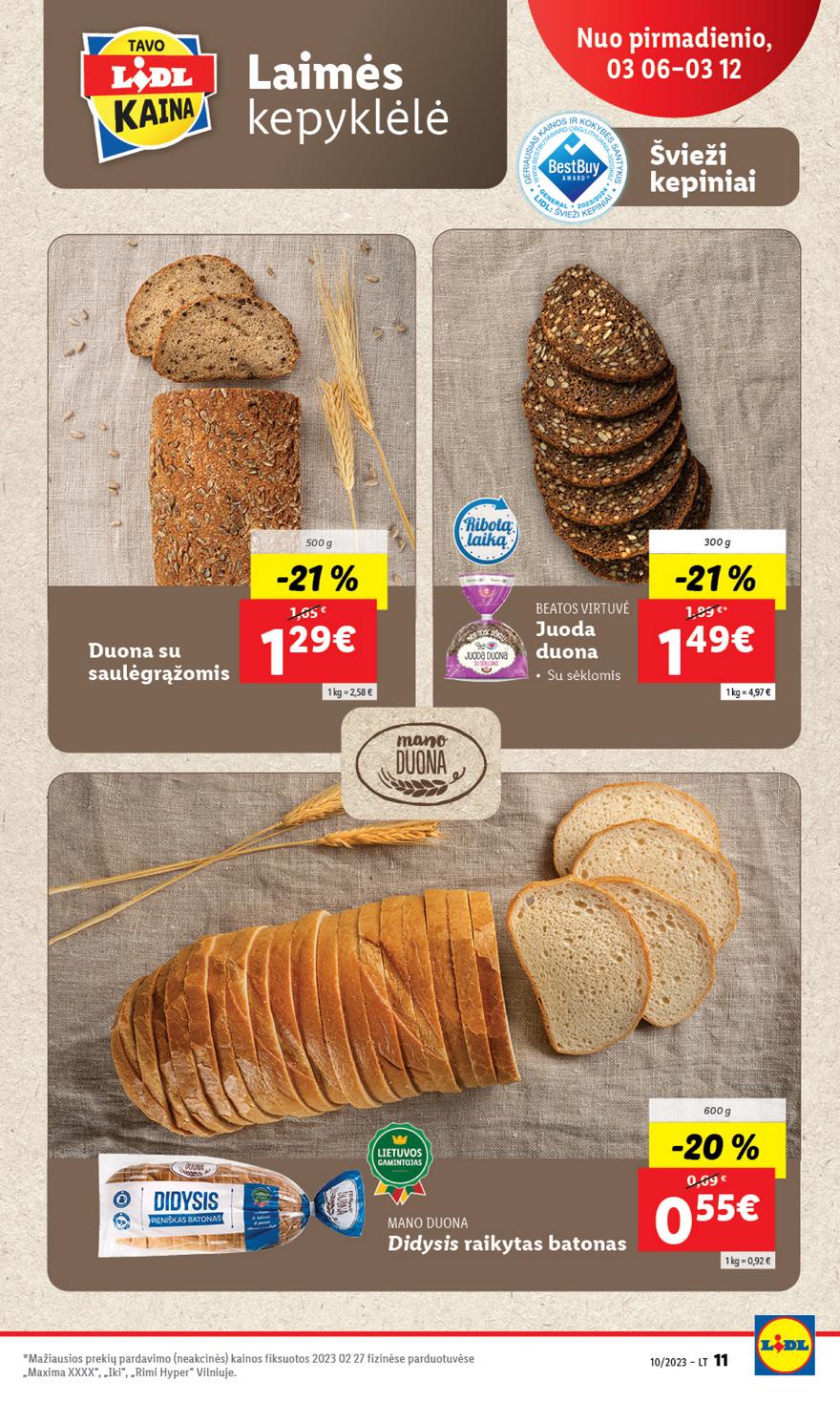 Lidl pasiūlymai akcijos nuo 
  2023-03-03 iki 
  2023-03-12 | Leidinukas.lt puslapis 11