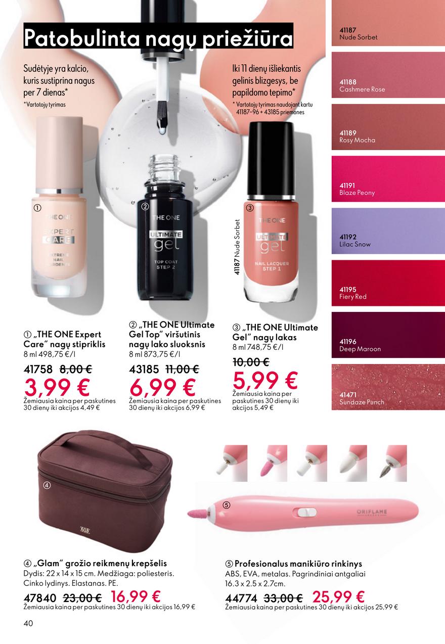 Oriflame katalogas akcijos nuo 
  2025-10-08 iki 
  2025-10-28 | Leidinukas.lt puslapis 40