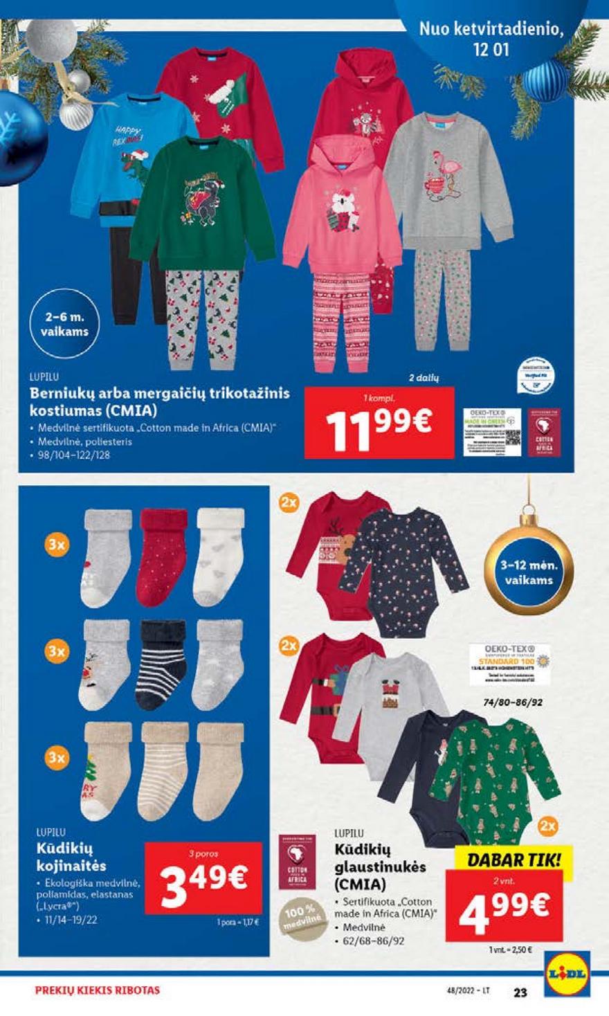 Lidl pasiūlymai akcijos nuo 
  2022-11-28 iki 
  2022-12-04 | Leidinukas.lt puslapis 25