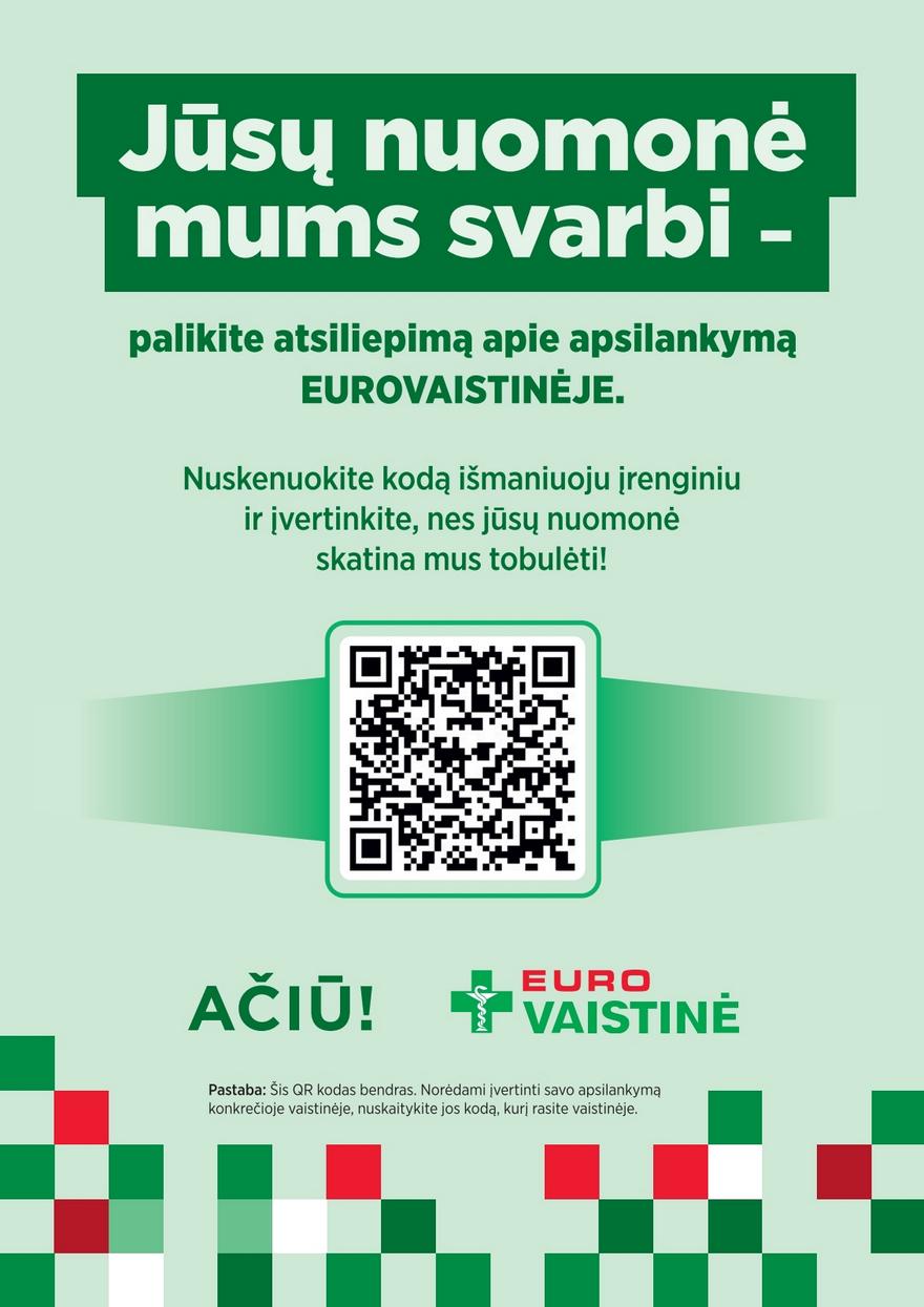 Euro vaistinė katalogas akcijos nuo 
  2026-06-01 iki 
  2026-06-30 | Leidinukas.lt puslapis 40
