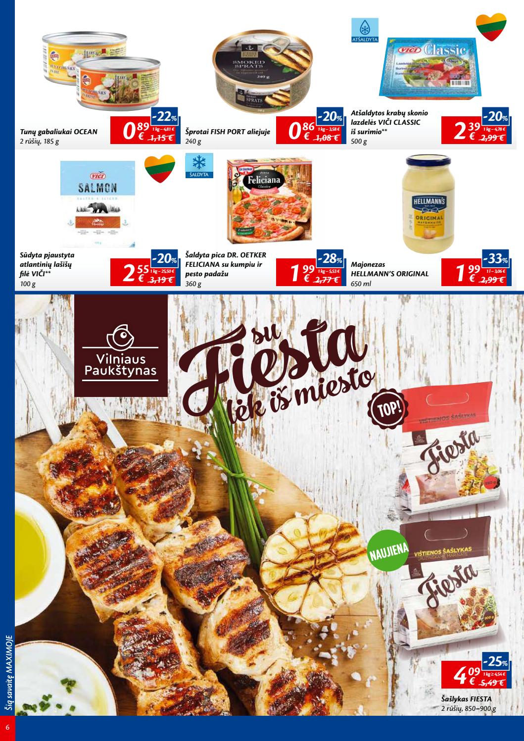 Maxima kaininis leidinys akcijos nuo 
  2019-07-02 iki 
  2019-07-08 | Leidinukas.lt puslapis 6