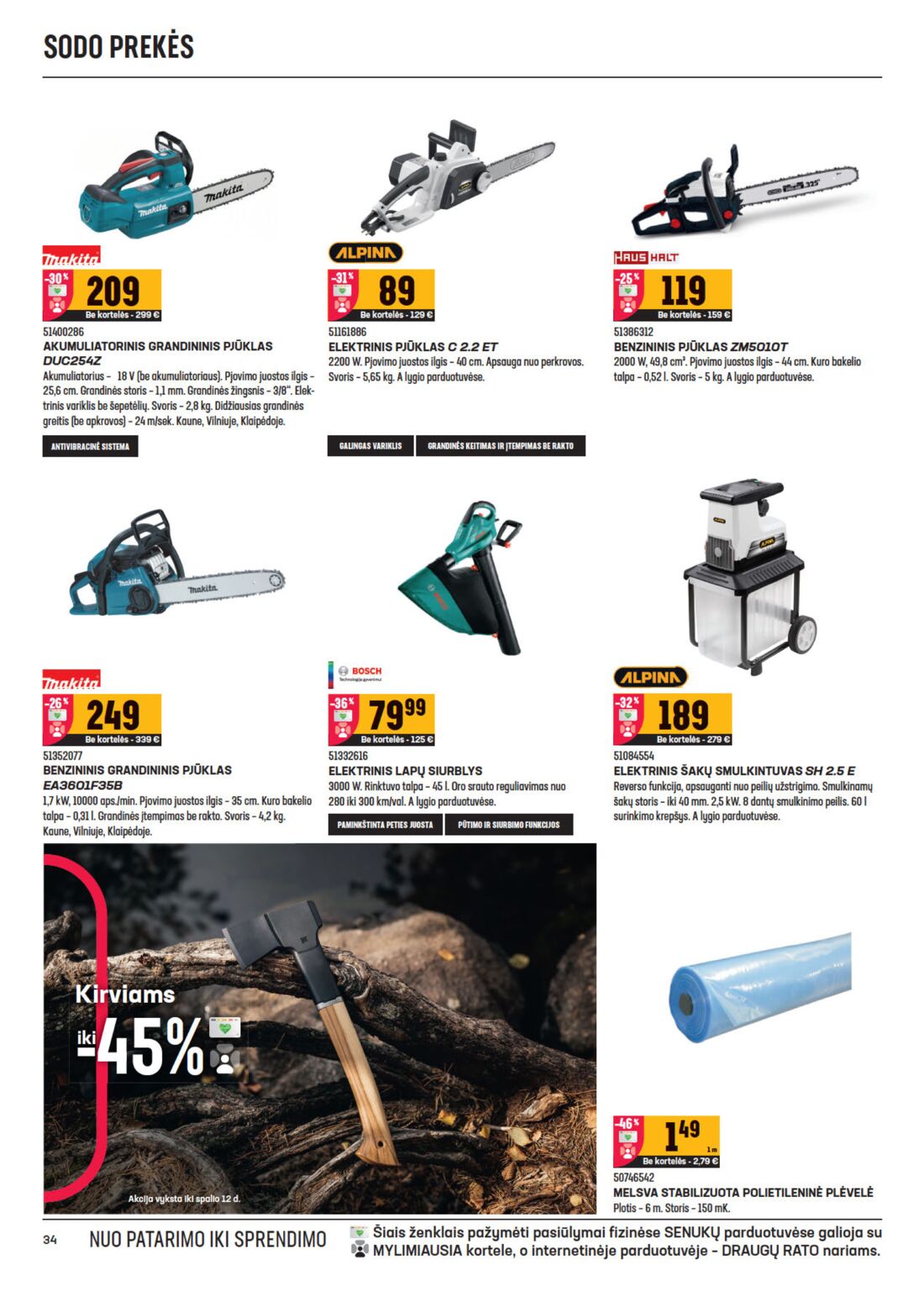 Senukai reklaminis leidinys akcijos nuo 
  2020-09-23 iki 
  2020-10-12 | Leidinukas.lt puslapis 34