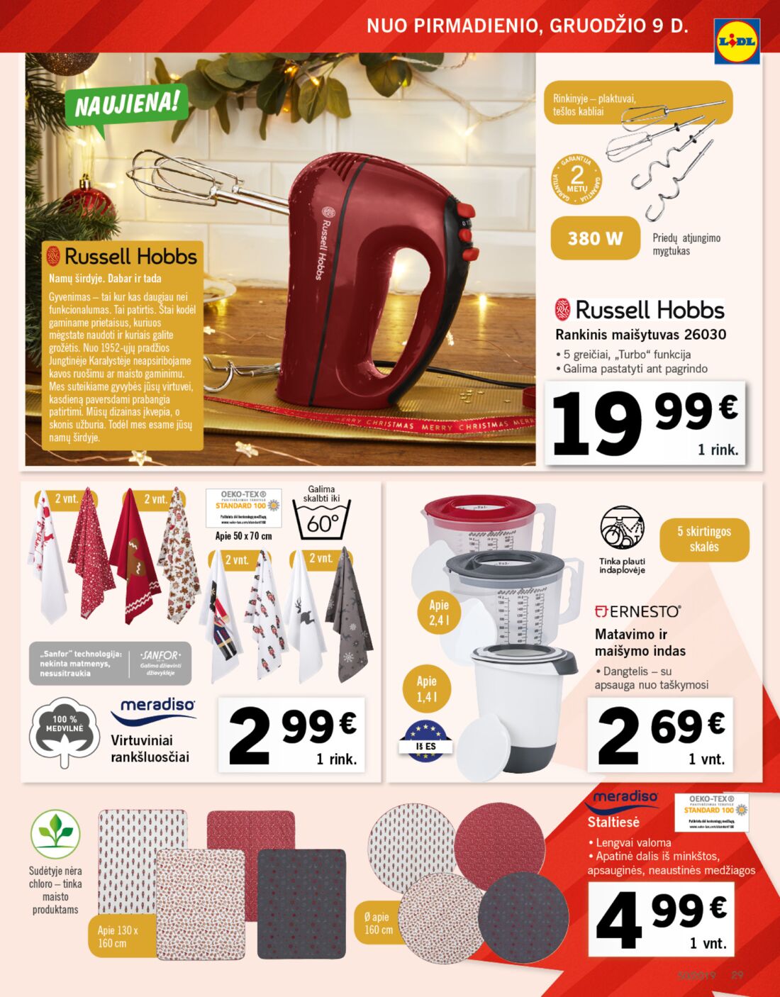 Lidl savaitinis leidinys akcijos nuo 
  2019-12-09 iki 
  2019-12-15 | Leidinukas.lt puslapis 29