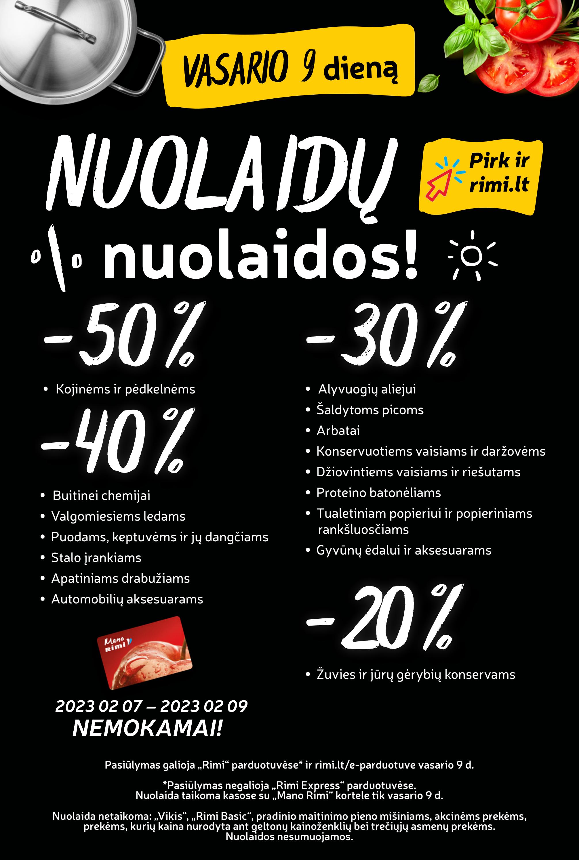 Rimi savaitinis leidinys akcijos nuo 
  2023-02-07 iki 
  2023-02-13 | Leidinukas.lt puslapis 24