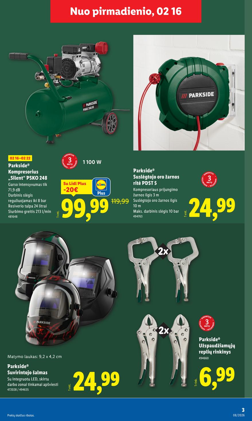 Lidl leidinys naujas akcijos nuo 
  2026-02-16 iki 
  2026-02-22 | Leidinukas.lt puslapis 3