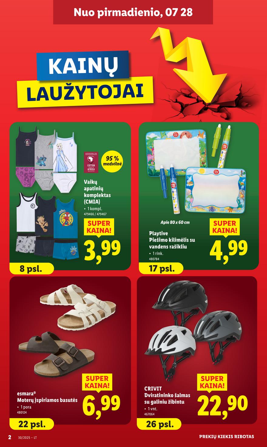Lidl ne maisto leidinys akcijos nuo 
  2025-07-28 iki 
  2025-08-03 | Leidinukas.lt puslapis 2