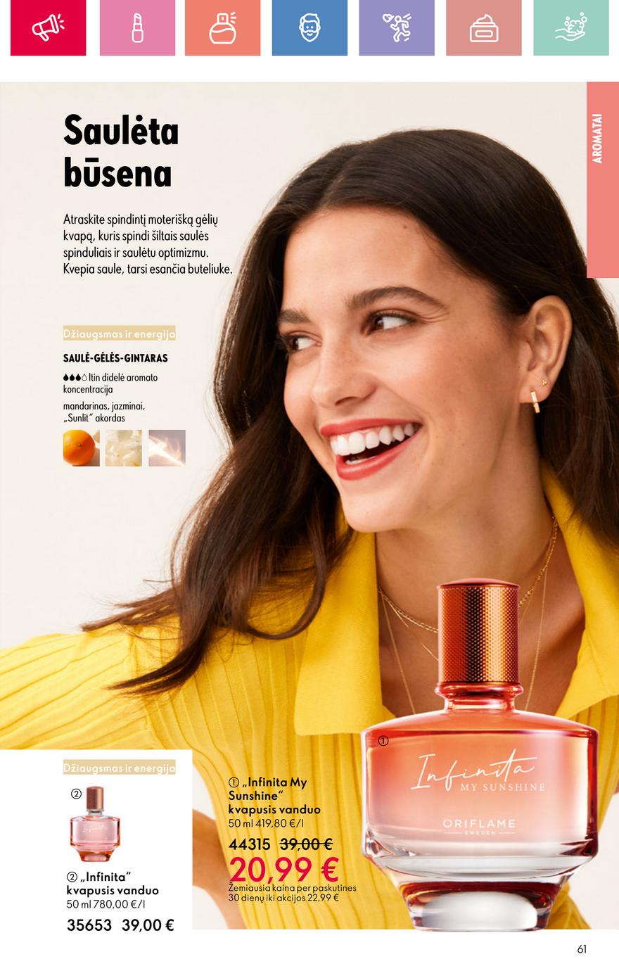 Oriflame katalogas akcijos nuo 
  2025-07-13 iki 
  2025-08-02 | Leidinukas.lt puslapis 61