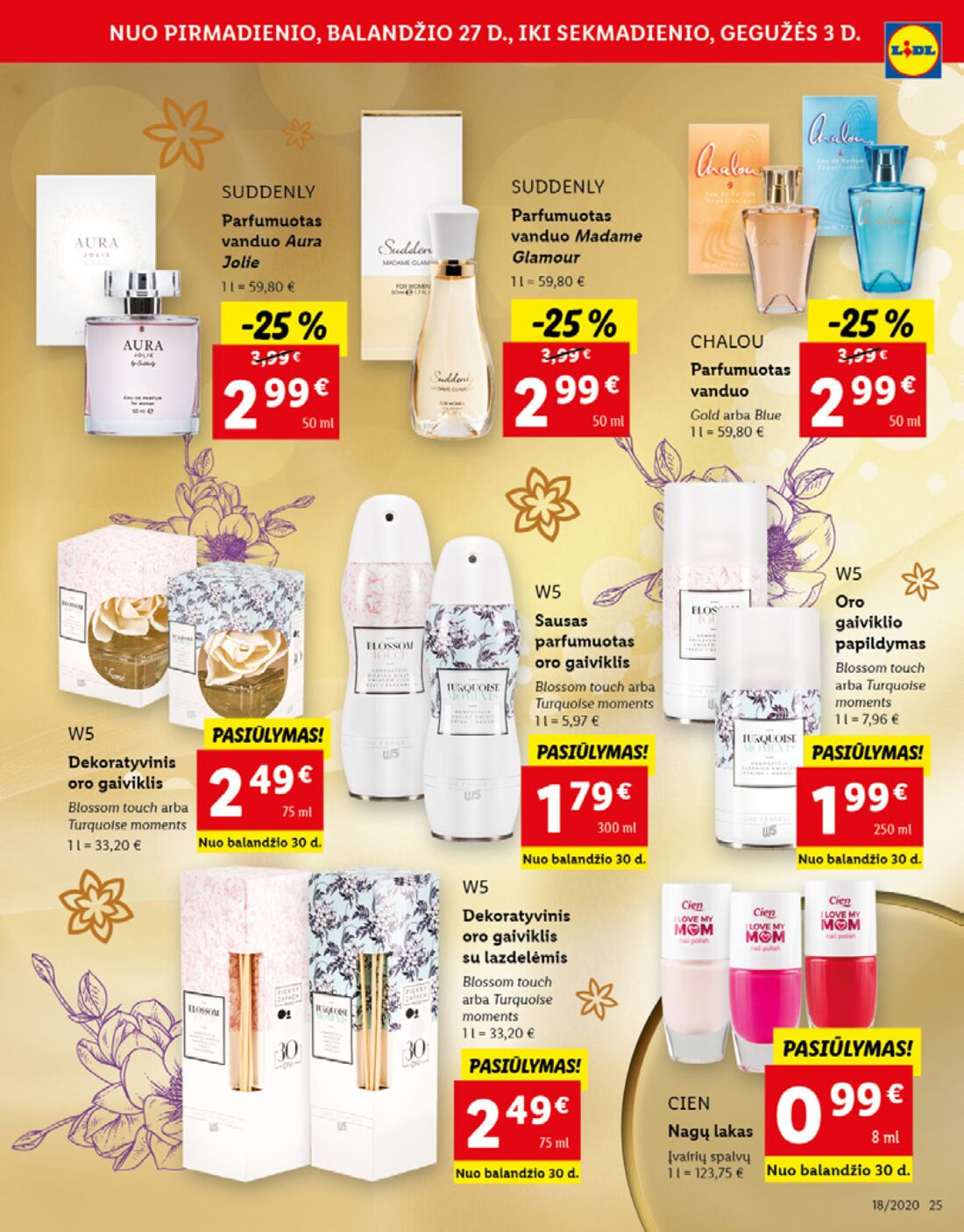 Lidl savaitinis leidinys akcijos nuo 
  2020-04-27 iki 
  2020-05-03 | Leidinukas.lt puslapis 25