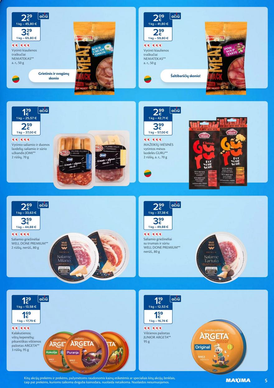 Maxima leidinys akcijos nuo 
  2025-08-26 iki 
  2025-09-29 | Leidinukas.lt puslapis 5