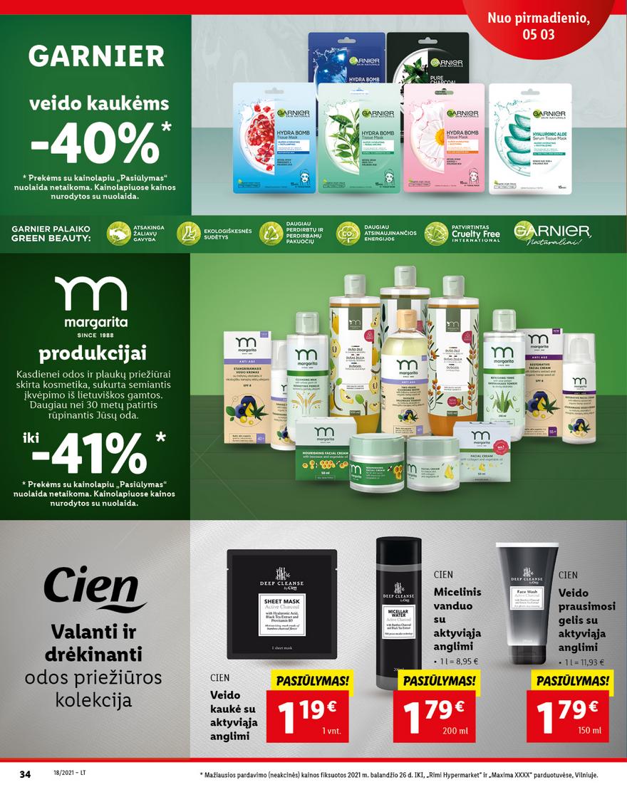 Lidl maisto prekių pasiūlymai akcijos nuo 
  2021-05-03 iki 
  2021-05-09 | Leidinukas.lt puslapis 34
