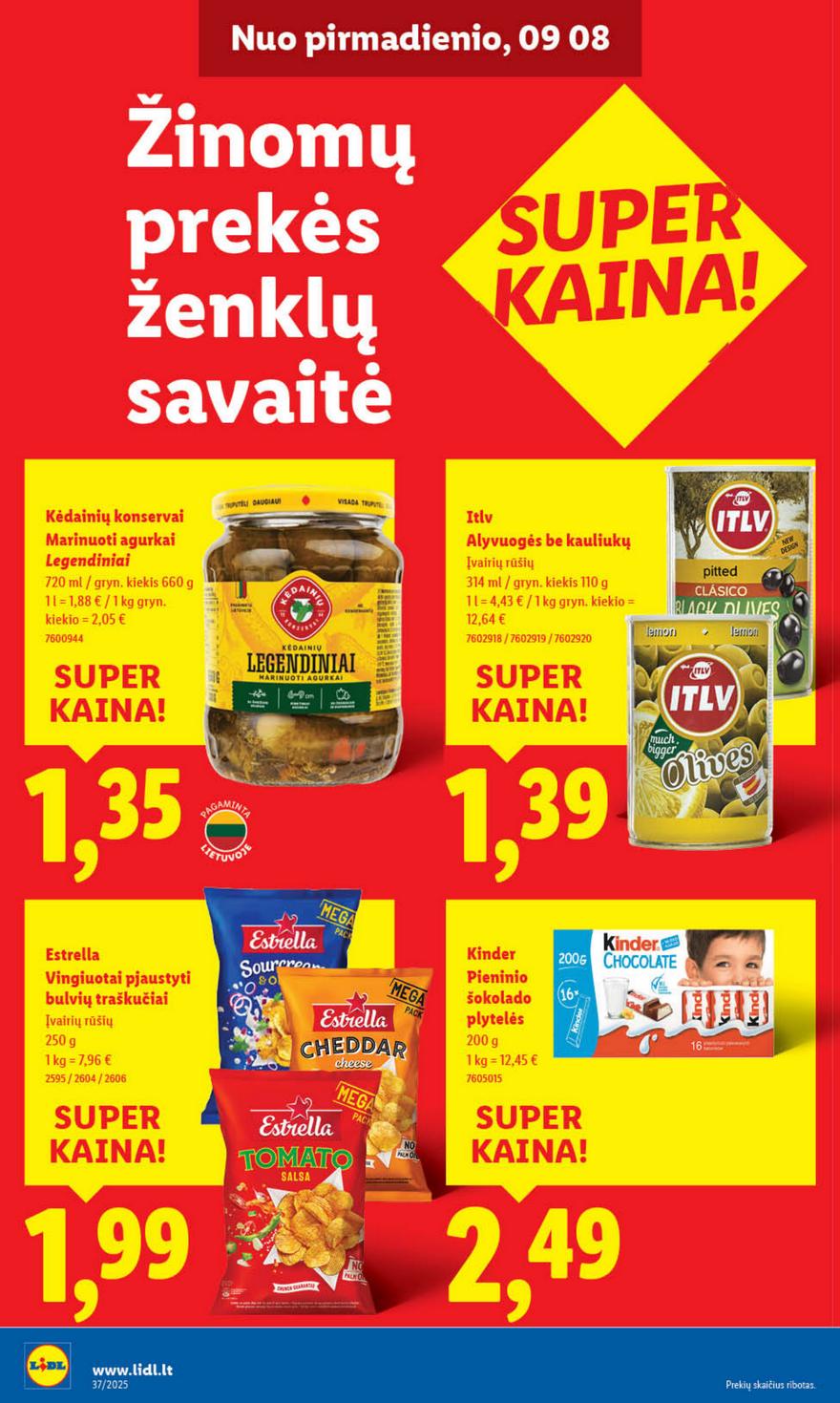 Lidl leidinys akcijos nuo 
  2025-09-08 iki 
  2025-09-14 | Leidinukas.lt puslapis 26