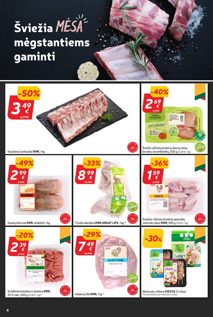 Rimi savaitinis leidinys akcijos nuo 
  2023-09-26 iki 
  2023-10-02 | Leidinukas.lt puslapis 4