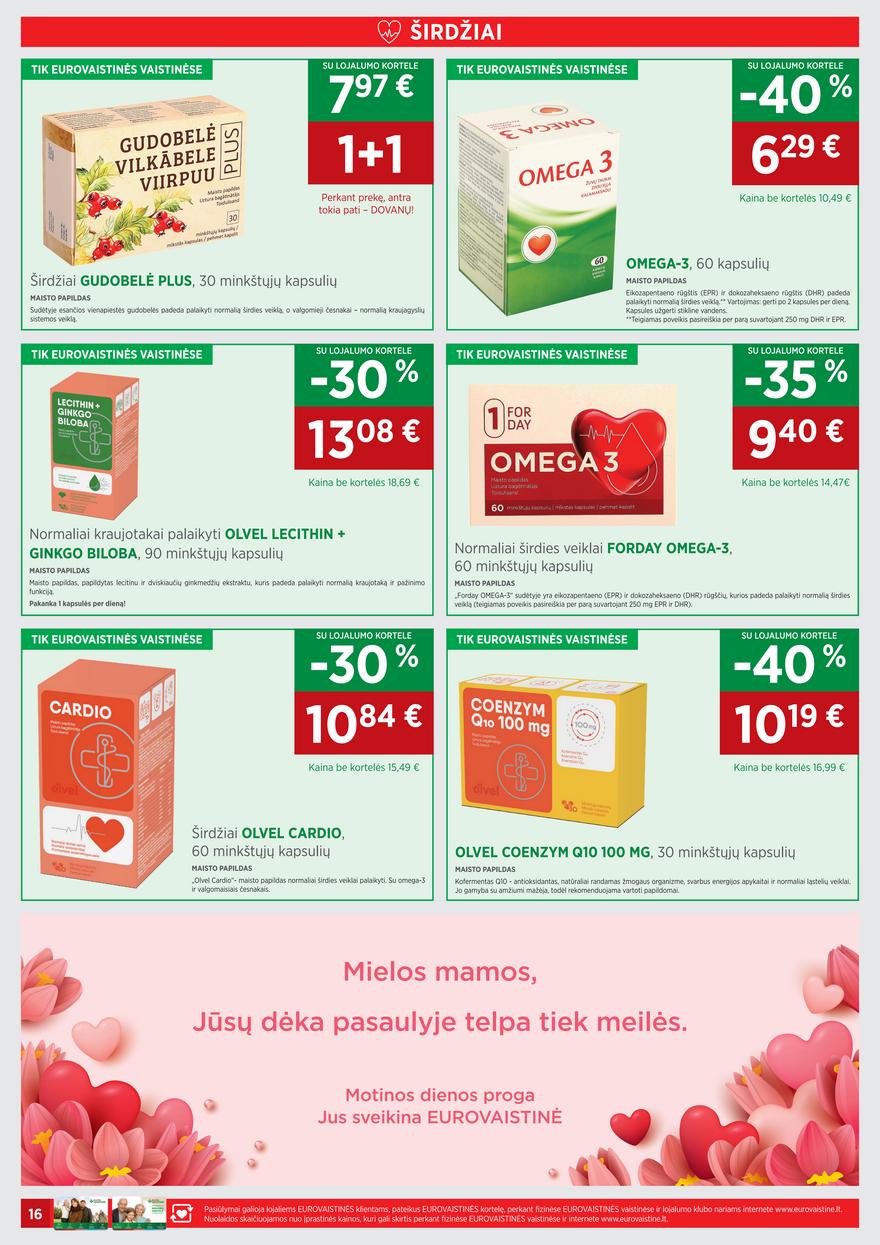 Euro vaistinė leidinys akcijos nuo 
  2023-05-01 iki 
  2023-05-31 | Leidinukas.lt puslapis 16