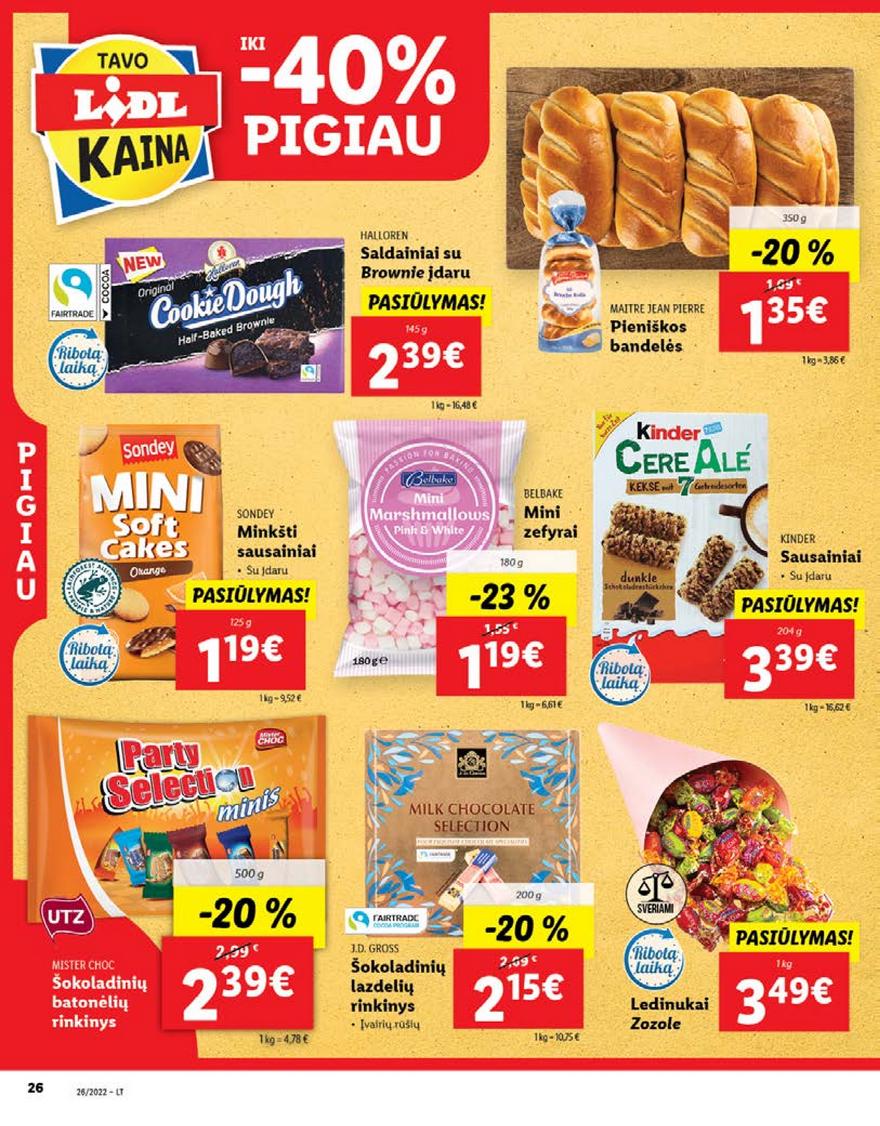 Lidl pasiūlymai akcijos nuo 
  2022-06-27 iki 
  2022-07-03 | Leidinukas.lt puslapis 26