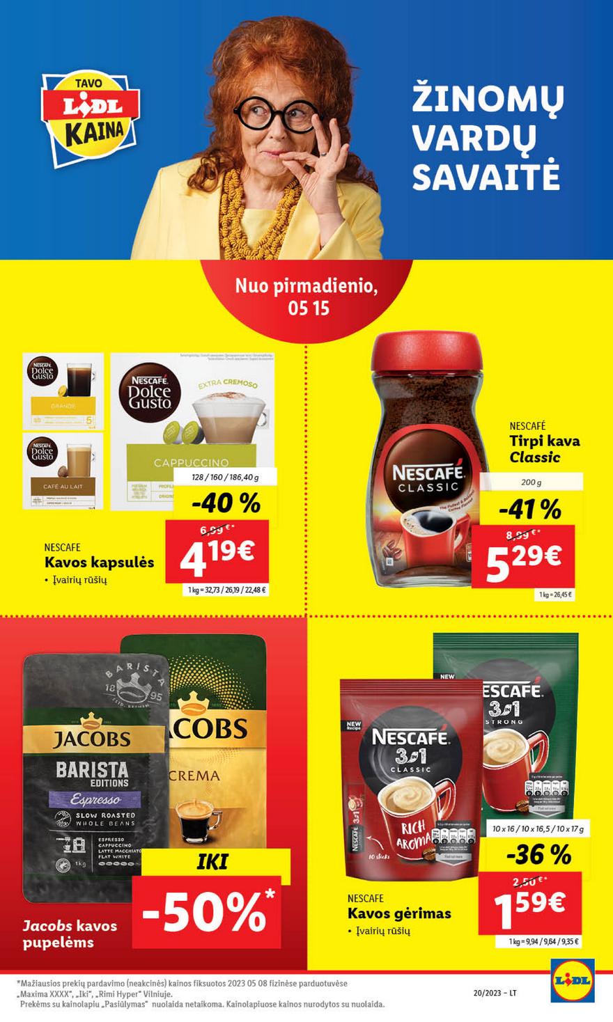Lidl maisto prekių pasiūlymai akcijos nuo 
  2023-05-15 iki 
  2023-05-21 | Leidinukas.lt puslapis 42