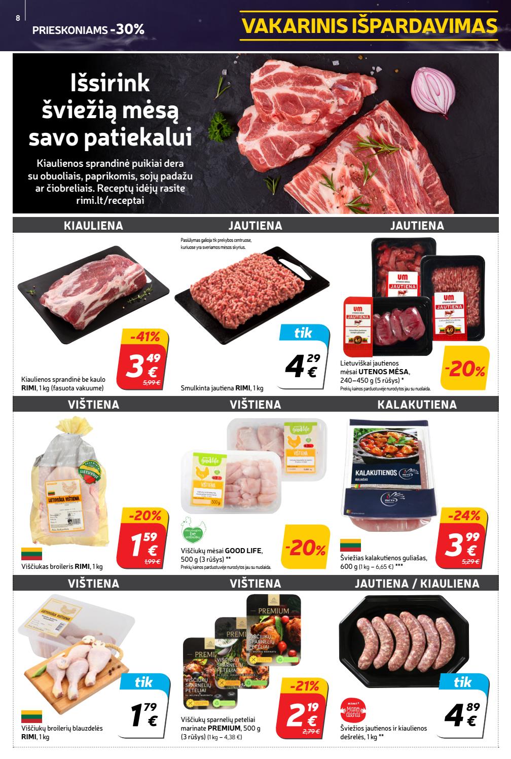 Rimi savaitinis leidinys akcijos nuo 
  2019-10-08 iki 
  2019-10-14 | Leidinukas.lt puslapis 8