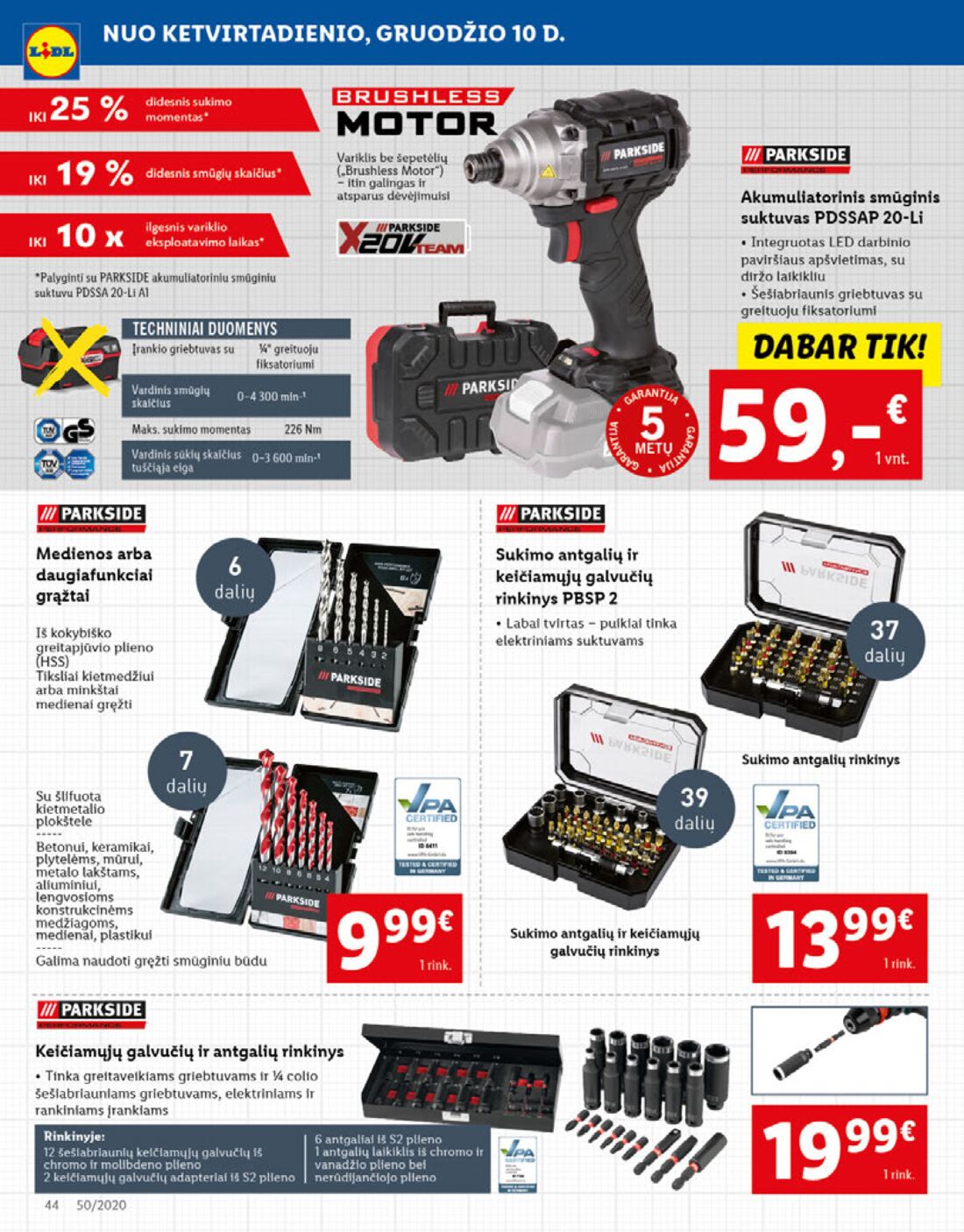 Lidl savaitinis leidinys akcijos nuo 
  2020-12-07 iki 
  2020-12-13 | Leidinukas.lt puslapis 44