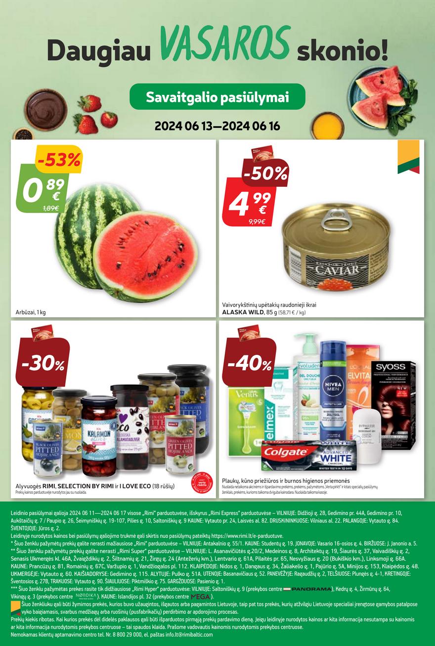 Rimi savaitinis leidinys akcijos nuo 
  2024-06-11 iki 
  2024-06-17 | Leidinukas.lt puslapis 36