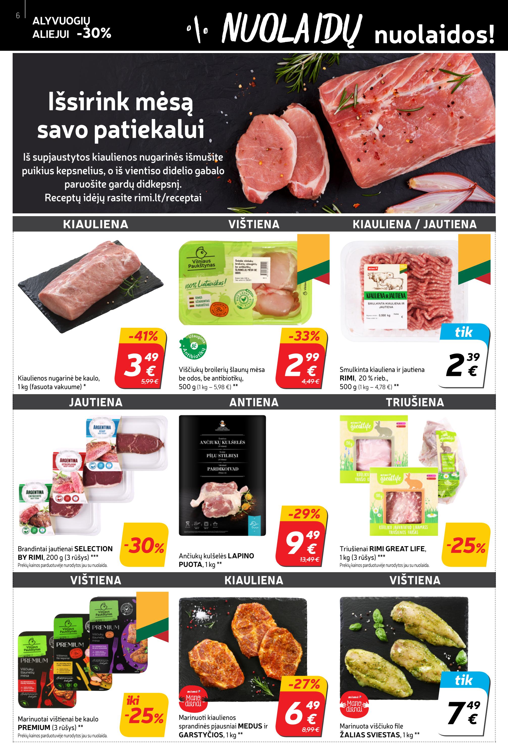 Rimi savaitinis leidinys akcijos nuo 
  2023-01-17 iki 
  2023-01-23 | Leidinukas.lt puslapis 6