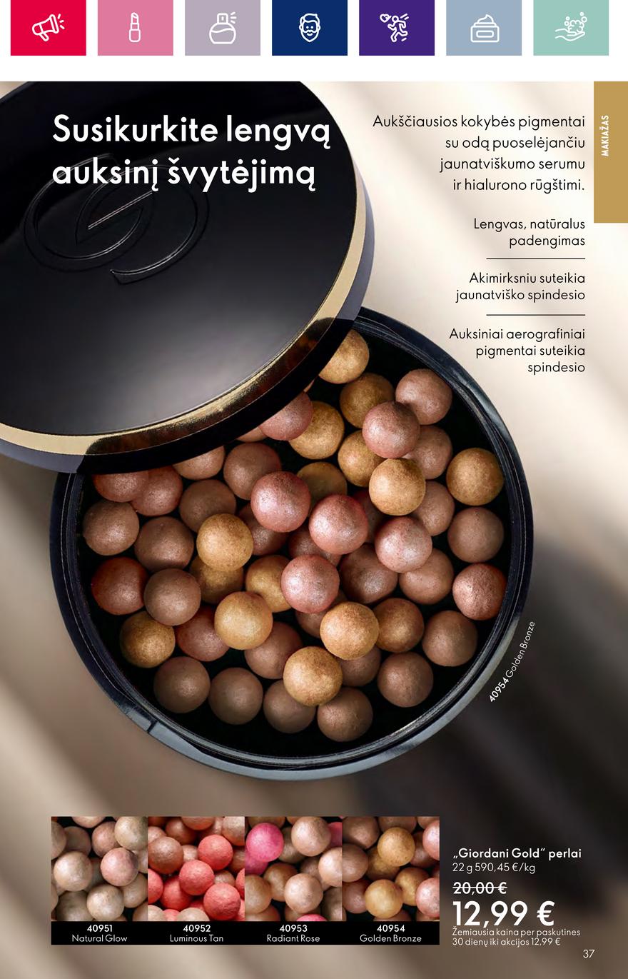 Oriflame katalogas akcijos nuo 
  2023-10-04 iki 
  2023-11-01 | Leidinukas.lt puslapis 37