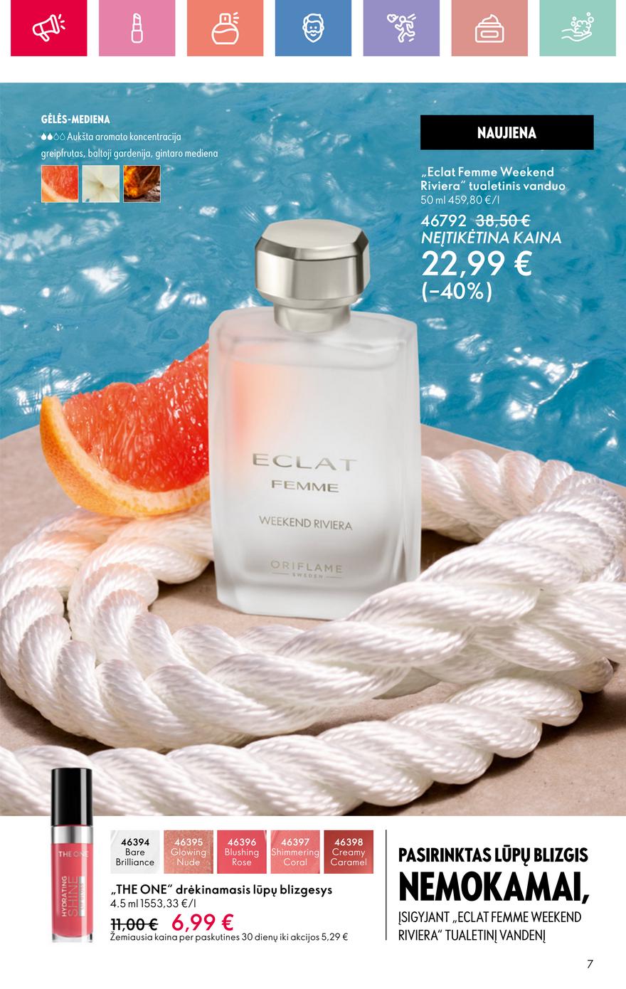 Oriflame katalogas akcijos nuo 
  2025-06-22 iki 
  2025-07-12 | Leidinukas.lt puslapis 7
