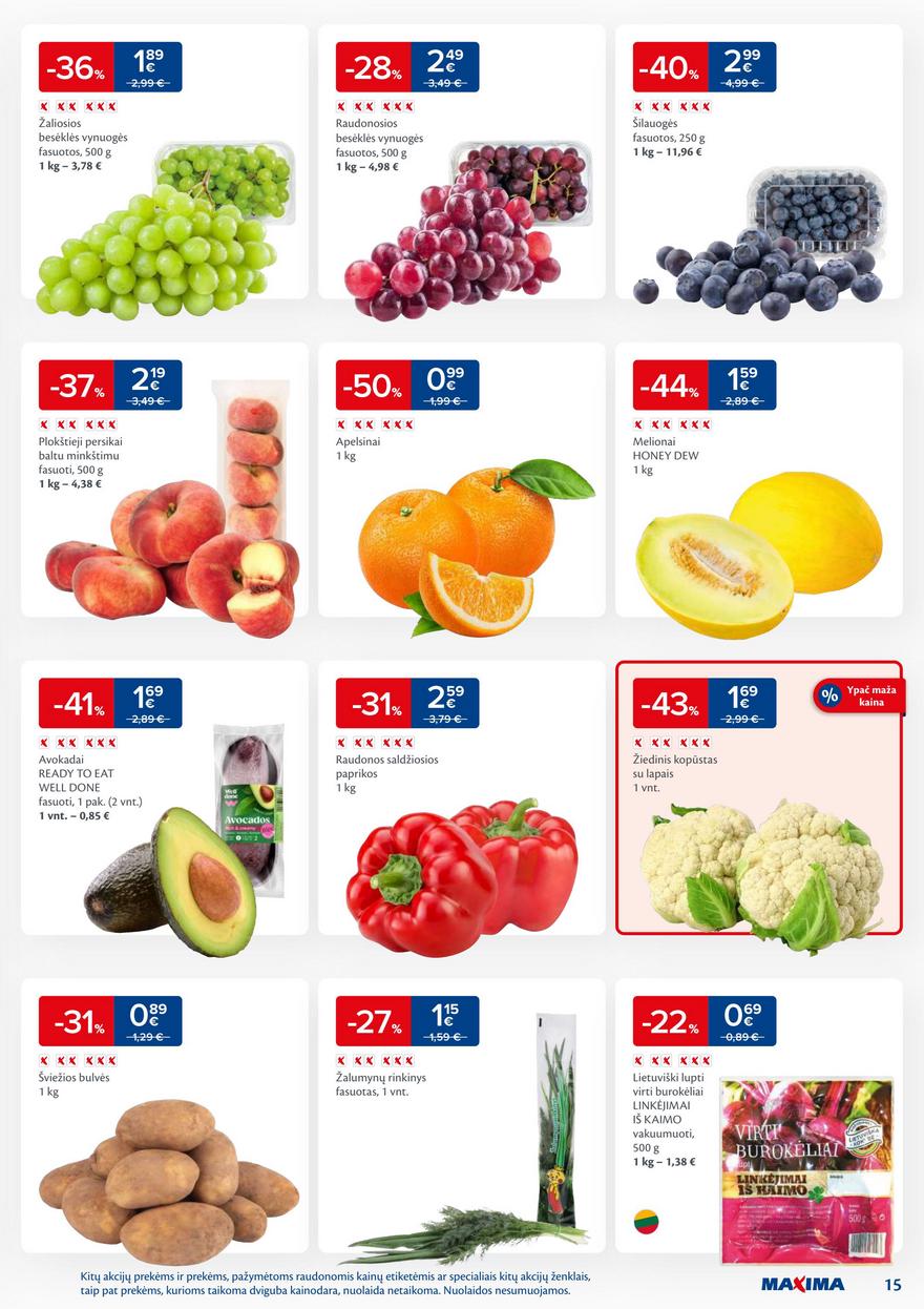 Maxima leidinukas akcijos nuo
2025-06-10 iki
2025-06-16 | Leidinukas.lt puslapis 15