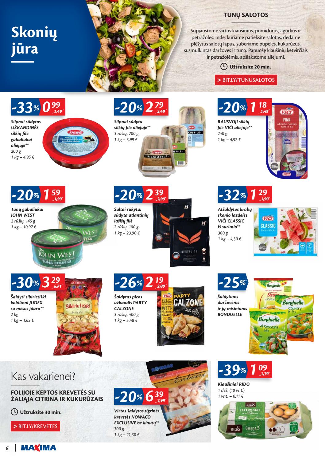 Maxima kaininis leidinys akcijos nuo 
  2019-10-01 iki 
  2019-10-07 | Leidinukas.lt puslapis 6