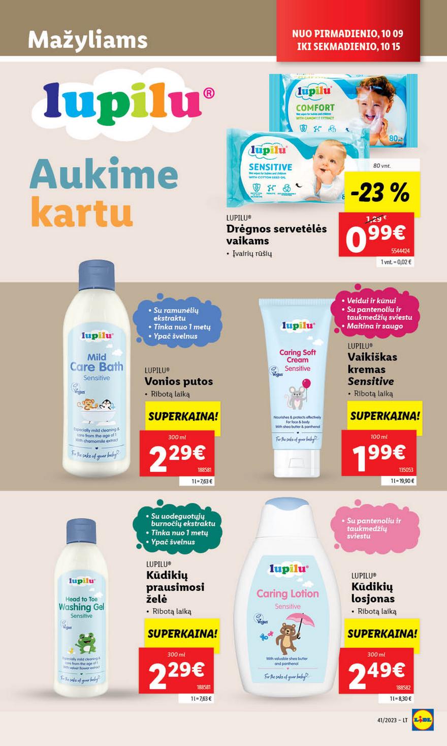 Lidl pasiūlymai akcijos nuo 
  2023-10-09 iki 
  2023-10-15 | Leidinukas.lt puslapis 47