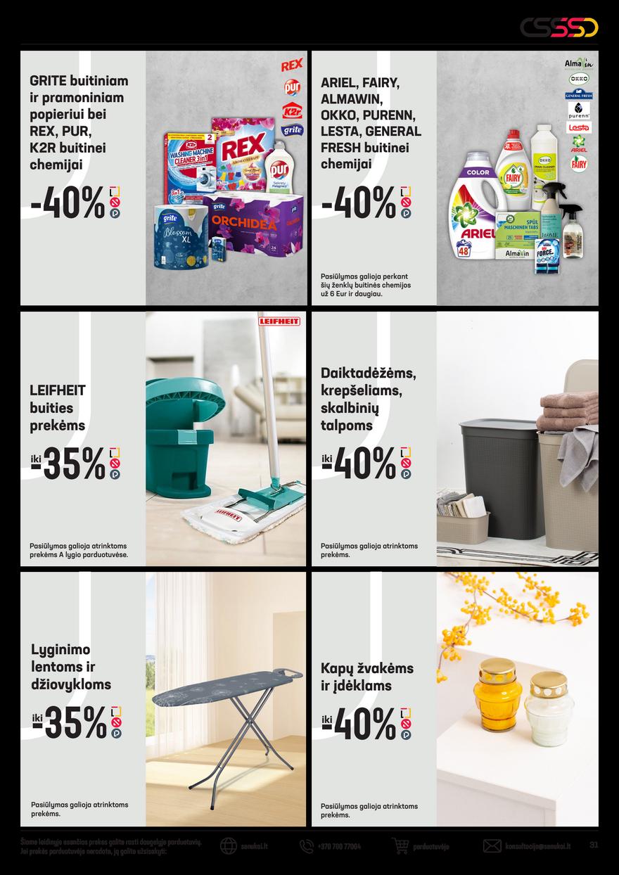 Senukai leidinys akcijos nuo 
  2025-04-16 iki 
  2025-05-12 | Leidinukas.lt puslapis 31