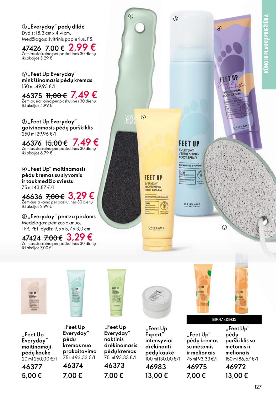 Oriflame katalogas akcijos nuo 
  2025-09-14 iki 
  2025-10-07 | Leidinukas.lt puslapis 127