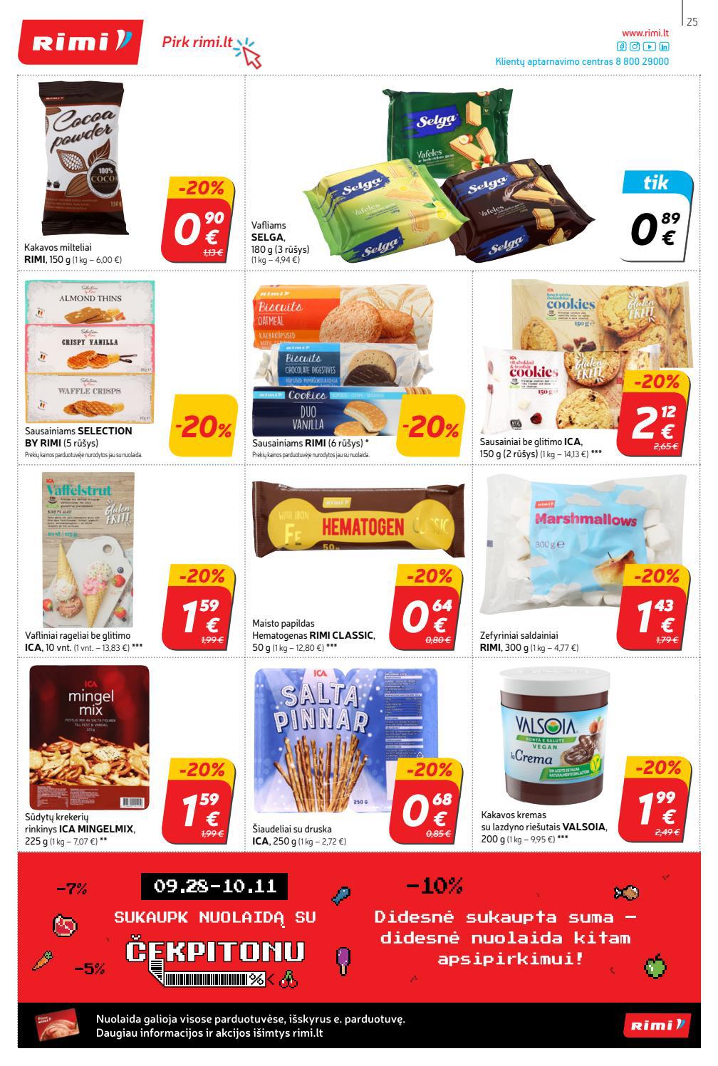 Rimi savaitinis leidinys akcijos nuo 
  2021-10-05 iki 
  2021-10-11 | Leidinukas.lt puslapis 25