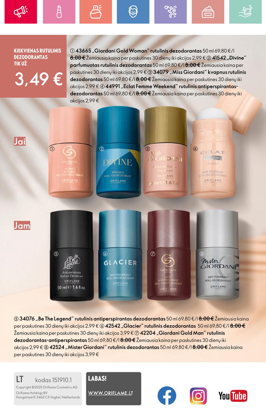 Oriflame katalogas akcijos nuo 
  2025-07-13 iki 
  2025-08-02 | Leidinukas.lt puslapis 164
