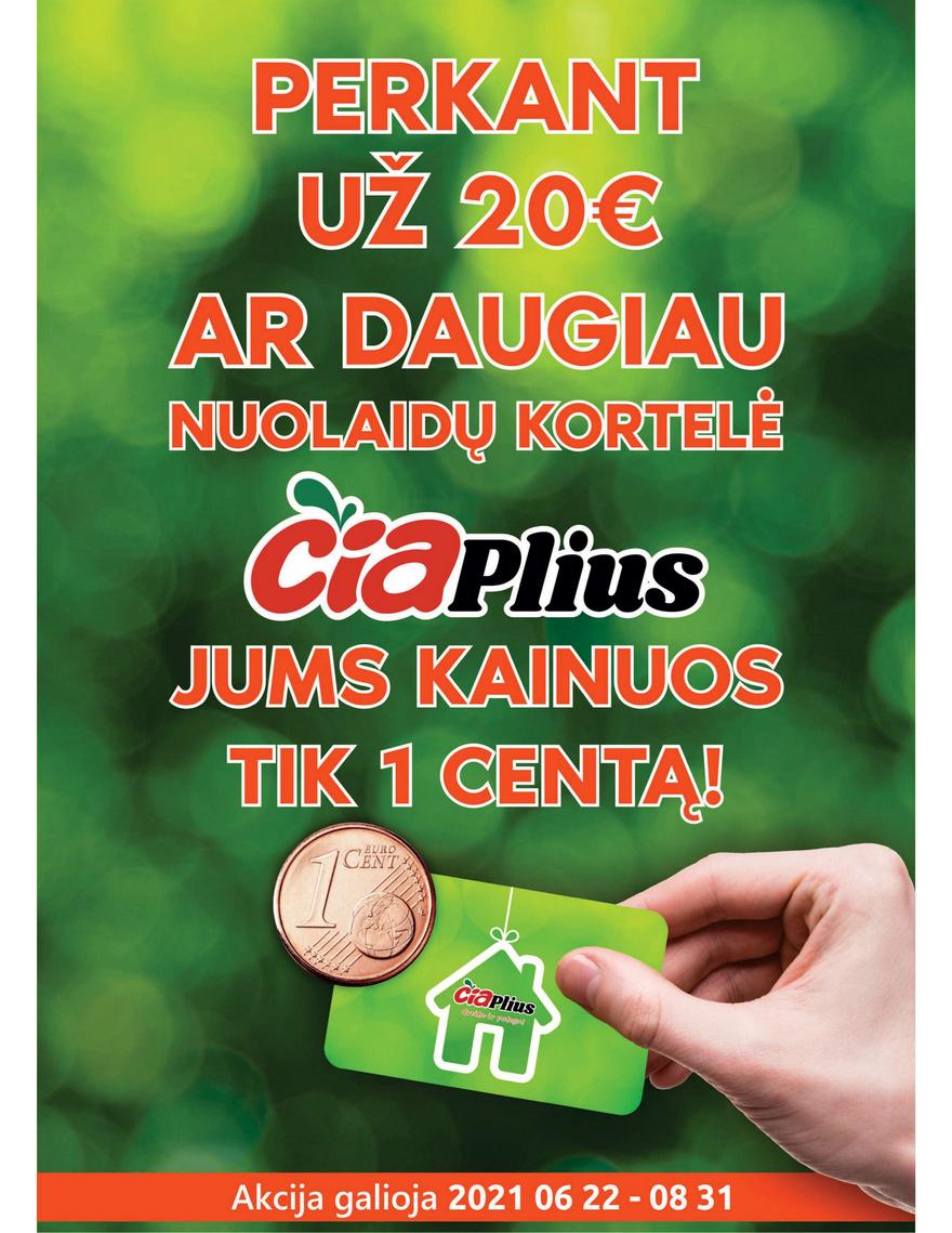 Čia market leidinys akcijos nuo 
  2021-06-22 iki 
  2021-07-05 | Leidinukas.lt puslapis 14