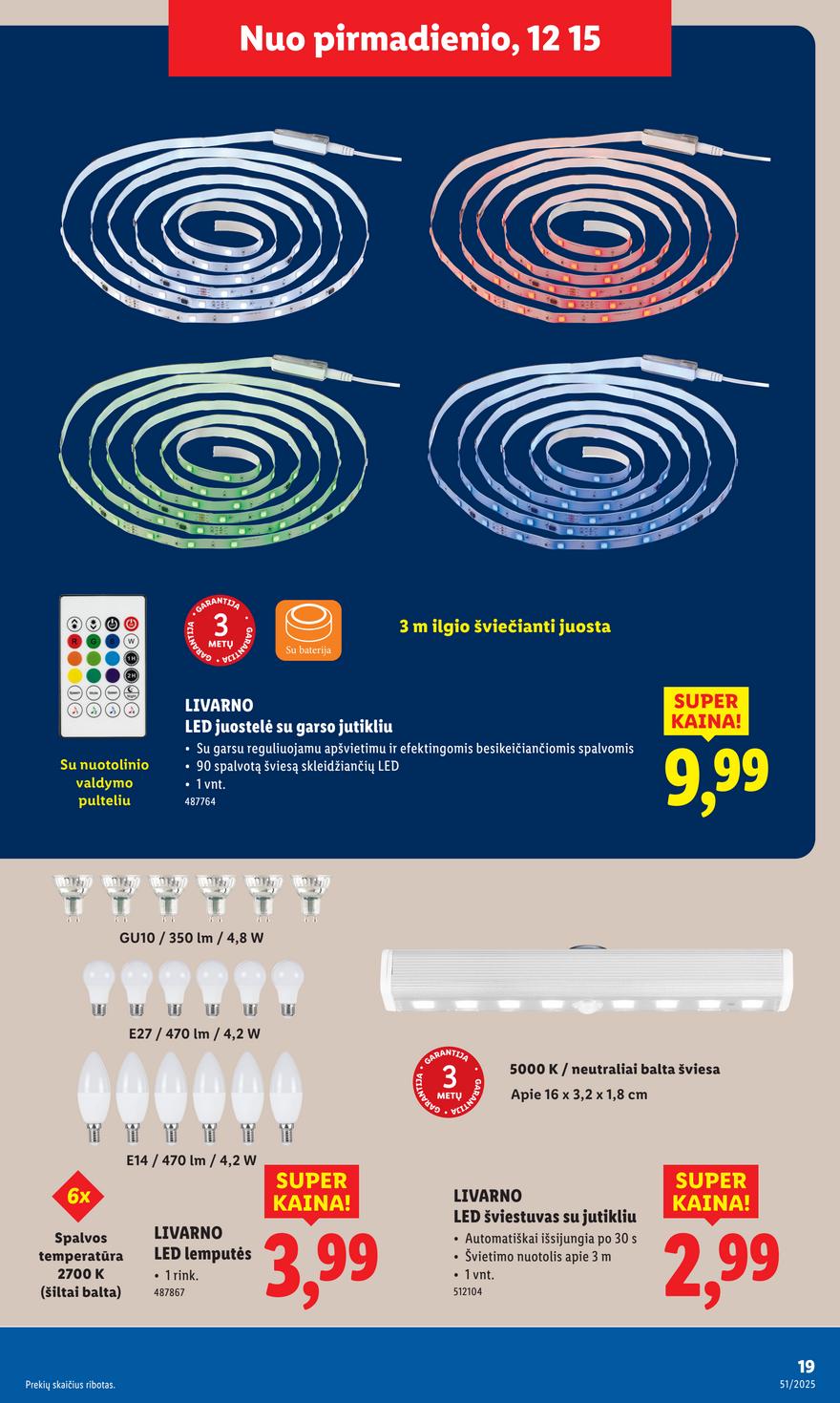 Lidl leidinys akcijos nuo 
  2025-12-15 iki 
  2025-12-21 | Leidinukas.lt puslapis 19