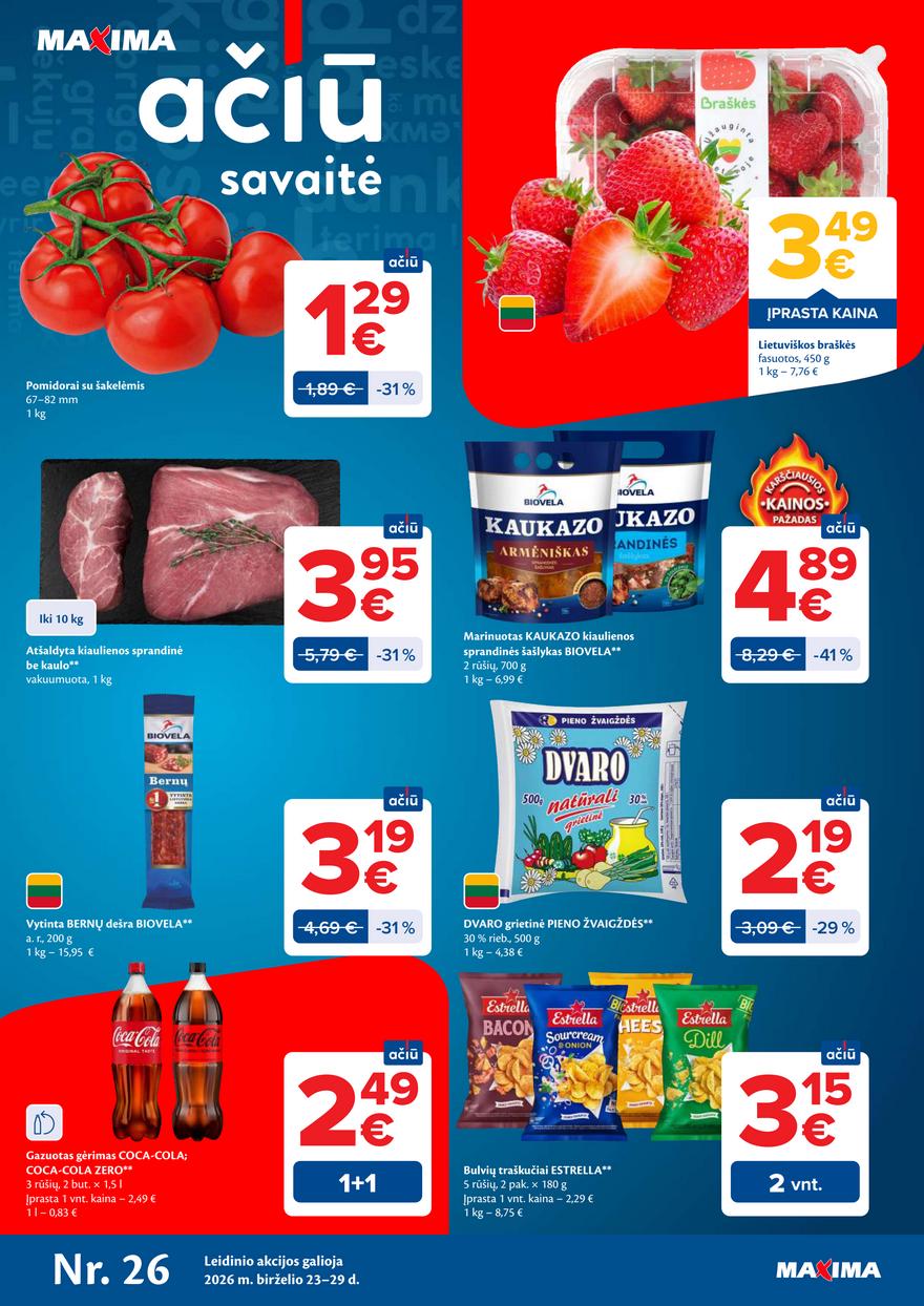 Maxima leidinys akcijos nuo 
  2026-06-23 iki 
  2026-06-29 | Leidinukas.lt puslapis 1