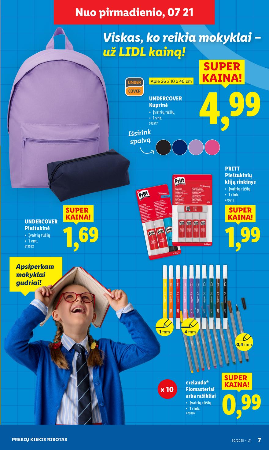 Lidl ne maisto leidinys akcijos nuo 
  2025-07-21 iki 
  2025-07-27 | Leidinukas.lt puslapis 7