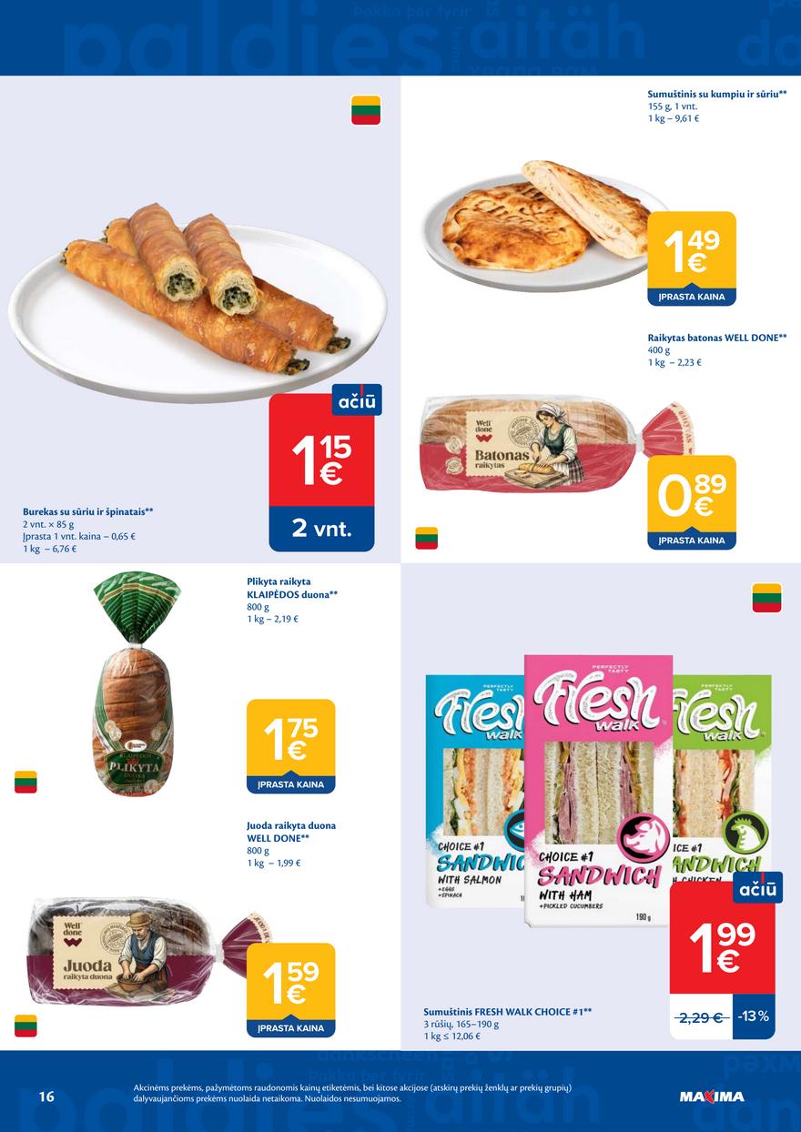 Maxima leidinukas akcijos nuo 
  2026-07-07 iki 
  2026-07-13 | Leidinukas.lt puslapis 16