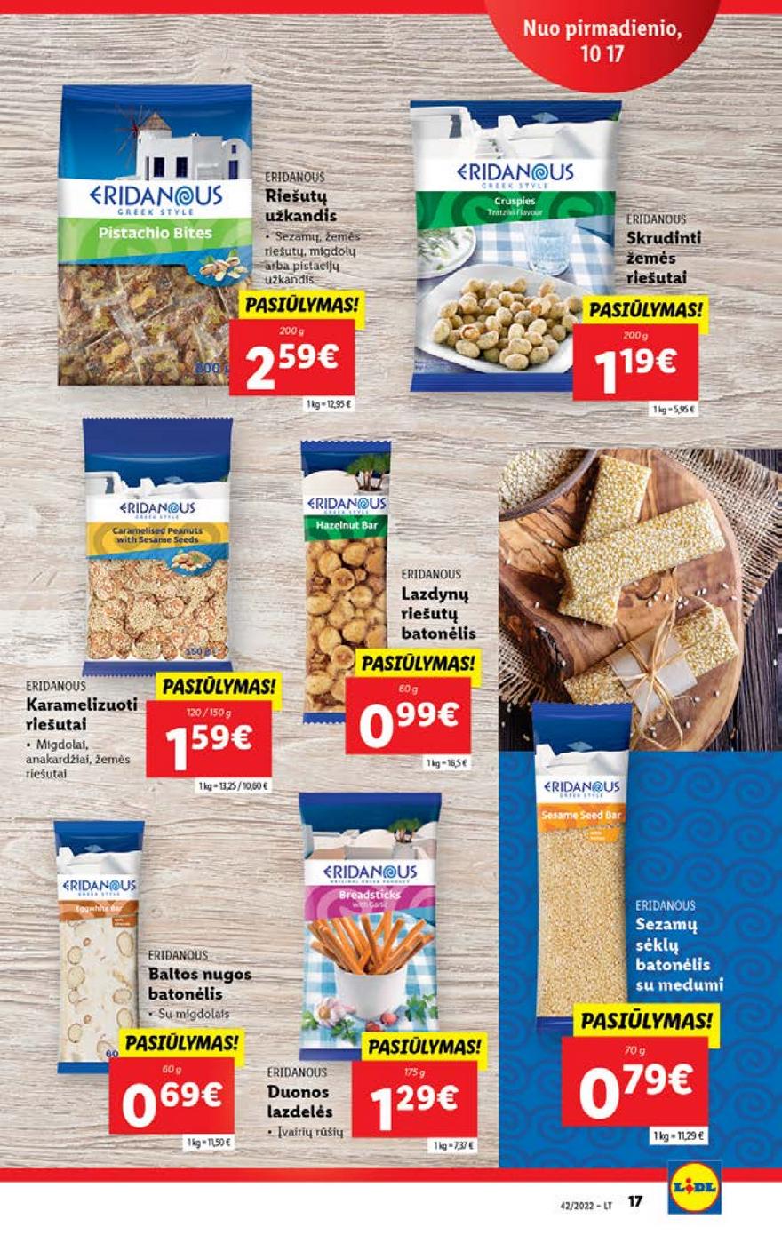 Ldil maisto leidinys akcijos nuo 
  2022-10-17 iki 
  2022-10-23 | Leidinukas.lt puslapis 17