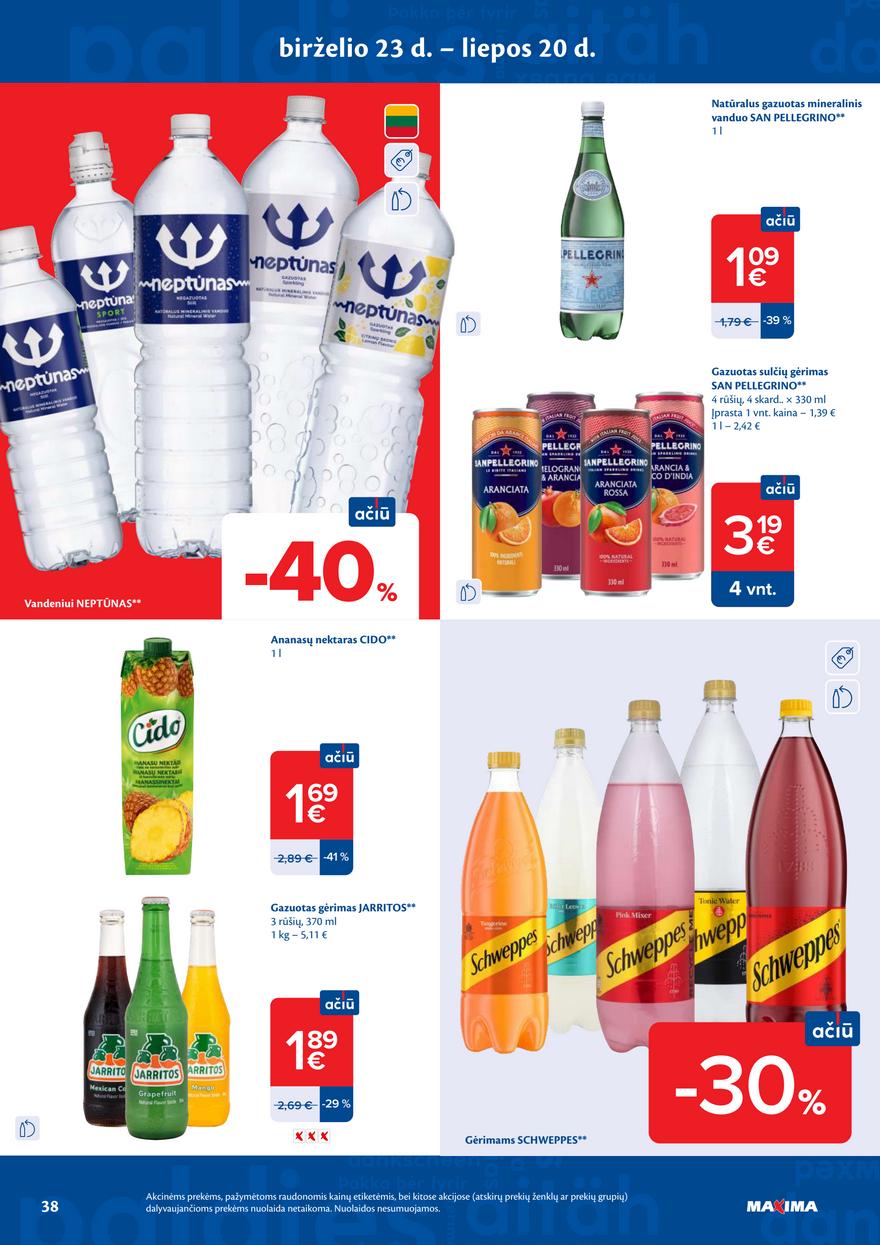 Maxima leidinys akcijos nuo 
  2026-07-14 iki 
  2026-07-20 | Leidinukas.lt puslapis 38