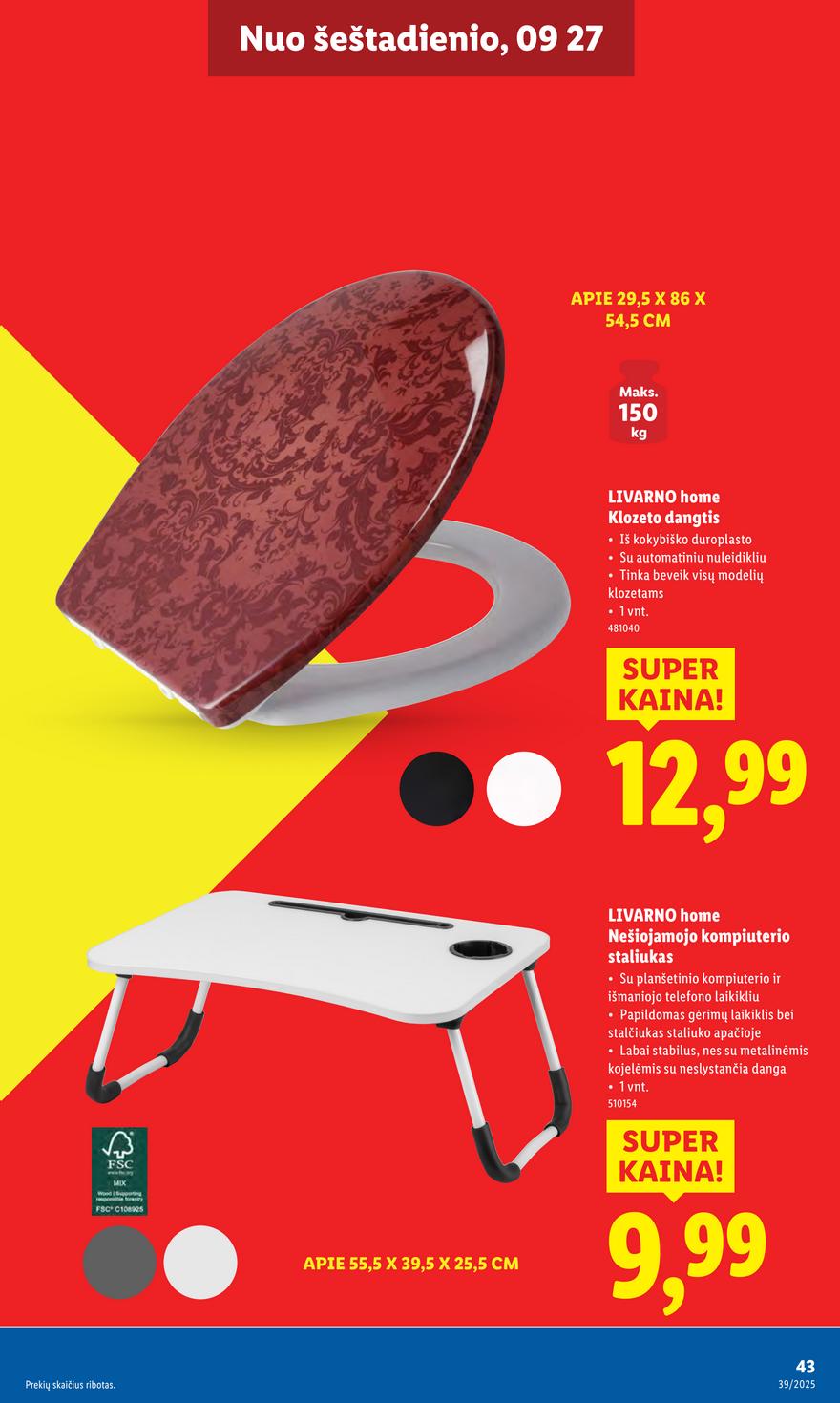 Lidl leidinys akcijos nuo 
  2025-09-22 iki 
  2025-09-28 | Leidinukas.lt puslapis 43