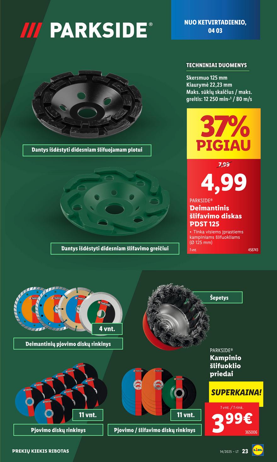 Lidl ne maisto leidinys akcijos nuo 
  2025-03-31 iki 
  2025-04-06 | Leidinukas.lt puslapis 23