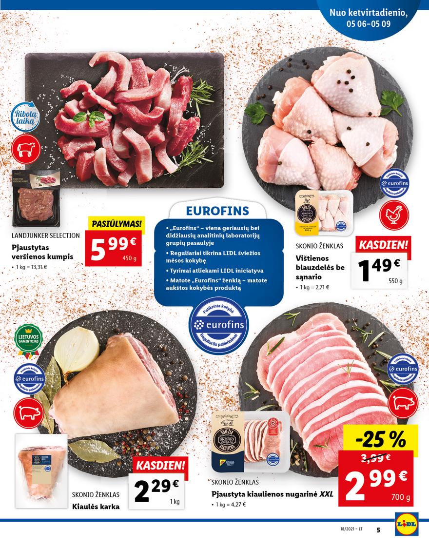 Lidl maisto prekių pasiūlymai akcijos nuo 
  2021-05-03 iki 
  2021-05-09 | Leidinukas.lt puslapis 5