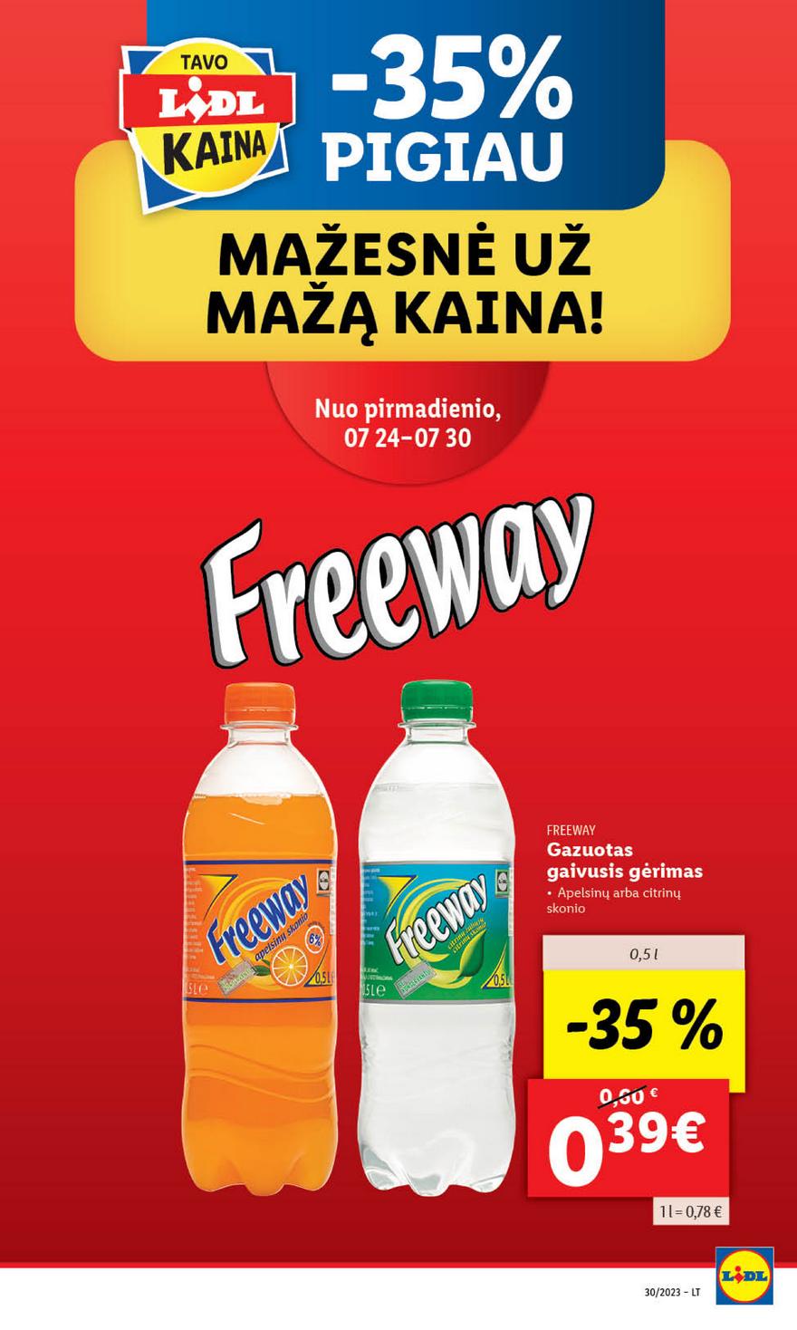 Lidl pasiūlymai akcijos nuo 
  2023-07-24 iki 
  2023-07-30 | Leidinukas.lt puslapis 6