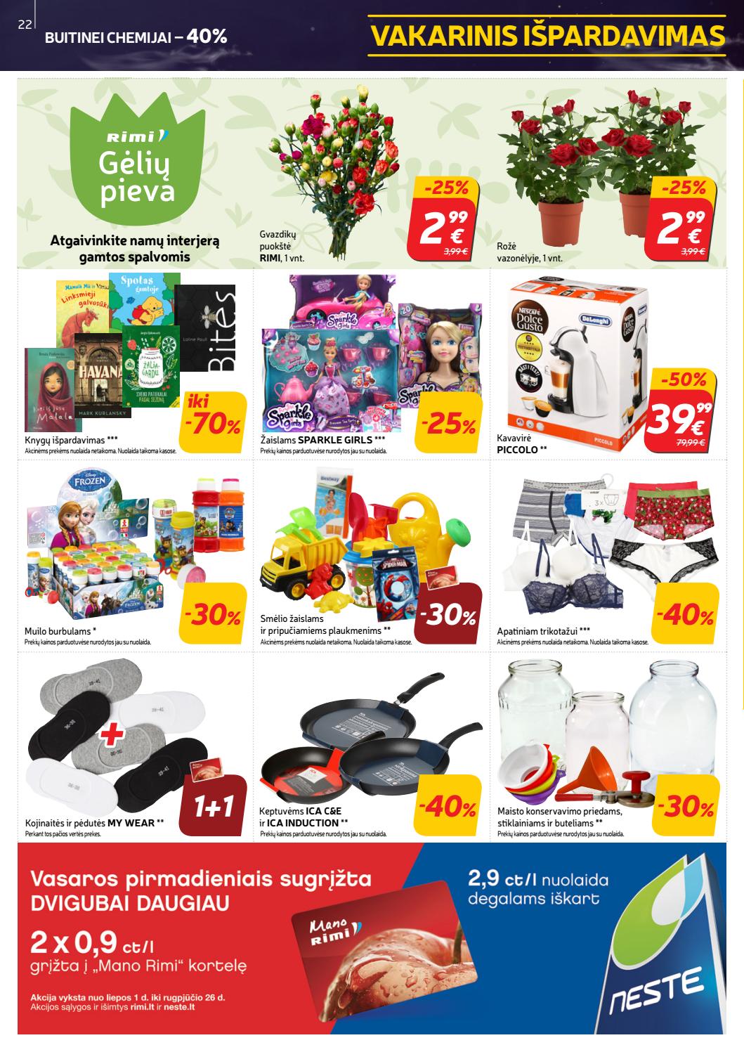 Rimi savaitinis leidinys akcijos nuo 
  2019-07-09 iki 
  2019-07-15 | Leidinukas.lt puslapis 22